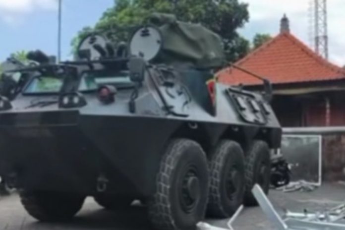 Viral Kendaraan Tempur Parkir Di Unud, Ini Penjelasan Kodam 1